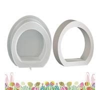 Silicone Moulds for Easter, Easy Demoulding Holidays Mould for Effortless Casting, Easter Bunny Candle Holder Mould for Festive Decoration, for Aromatherapy, Epoxy Resin, Clay, Room Decoration and Bas