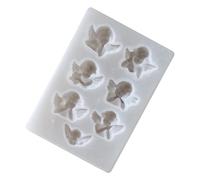 Silicone Moulds for Epoxy Resin - Silicone Mould for Resin 7 Cavities Angel - Easy Release for Soap Making Key Rings Artistic Projects