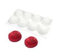 Silicone Moulds for Mousse Cake 3D Baking Mould for Cakes, French Dessert, Pastry, Ice Cream, Vortex Rose
