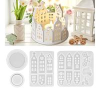 Silicone Moulds Homes, Silicone Mould Candle Holder Tray, Silicone Mould Easter, Spring Easter Bunny Plaster Moulds for Casting, Silicone Mold Home Casting Moulds Silicone Craft