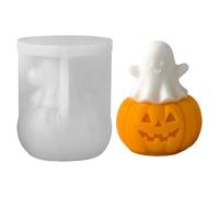 Silicone Moulds, Silicone Mould, Halloween Pumpkin Ghosts, Silicone Moulds, 3D Plaster Moulds for Casting, Silicone Casting Moulds, Pumpkin, Candles Silicone Moulds for DIY Candles, Soap Plaster (B)