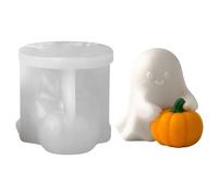 Silicone Moulds, Silicone Mould, Halloween Pumpkin Ghosts, Silicone Moulds, 3D Plaster Moulds for Casting, Silicone Casting Moulds, Pumpkin, Candles Silicone Moulds for DIY Candles, Soap Plaster (A)