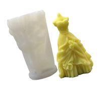 Silicone Moulds Wedding Dress Molds Princess Dresses Plasters Moulds Epoxy Resin Wedding Dress Silicone Ornament Epoxy Resin