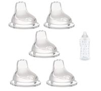 Silicone Mouthpiece Compatible with NUK Active and Learner Cups,Leakproof Design,Easy to Clean, Variable Flow, 5 per Pack