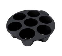 Silicone Muffin Cream - Cupcake Tray, Non-Stick Mould | 7-Cup Bakeware For Fryers, Mini Cake Maker For Fryers From 2.6 Litre To 5.8 Litres, Riuti Baking Tray