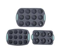 Silicone Muffin Pan Non Stick Cupcake Pan Baking Donut Pan Heat Resistant Dishwasher Safe for Kitchen Cooking Baking Enthusiasts Home Bakers