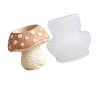 Silicone Mushroom Shape Mold for Resin Casting Decorative Planter Holder Creative Project Jewelry Container Mold Creative Cup