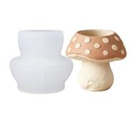 Silicone Mushroom Shape Mold for Resin Casting Decorative Planter Holder Creative Project Multi Purpose Crafting