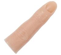 Silicone Nail Art Finger Practice Hand for Nail Tips and Extensions | Soft Silicone, Realistic Finger Shape, Smooth Skin Texture, Home Use and Skill Assessment for DIY Learners