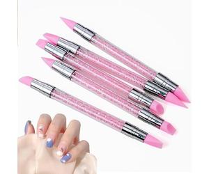 Silicone Nail Brush: Scrubber Silicone Cleaning Tool | Multifunctional Bath Accessory, Hygienic Grooming Aid for Hygiene, C