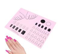 Silicone Nail Mat, Nail Mat - Silicone Nail Mat for Manicure | Nail Manicure Tools, Stamp Mat For, Nail Sticker Guide