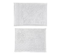 Silicone Nail Molds - 3D Lace Semi-Transparent Reusable 2 Piece | Lace Stamping Plates for Studio Travel Wedding Date Graduation Manicure Salon Home
