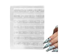 Silicone Nail Molds Punk Fingernail Decoration Making Moulds