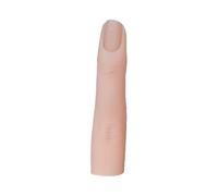 Silicone Nail Practice Finger - Bendable Fake Finger Model With Joints | Manicure Training Tool art nail, Gel Application For Beginners & Professionals