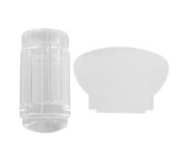Silicone Nail Stamp Tools for French Tip Designs DIY Salon Use | Silicone and Plastic Build, Precise Placement, Easy to Use, for Beginners and Professional Nail Artists