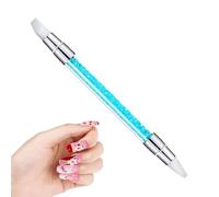 Silicone Nail Tool - Silicone Nail Sculpture Pen D-ual Tipped Nails Art Brushes, Rhinestone Manicure Carving Pen, Manicure Tools Dotting Salon Tool Set For For Carving, Shaping 3D Effect