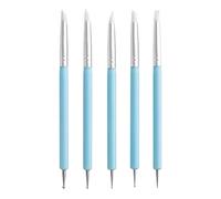Silicone Nail Tools, Double Tipped Nail Pen Silicone Clay Sculpting Tools - Pottery Polish & Decoration Products, Point Drill Pen For Young, Old, Professionals