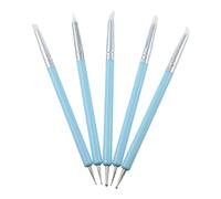 Silicone Nail Tools, Double Tipped Silicone Clay Sculpting Tools | Pottery Polish & Decoration Products, Point Drill Pen For Young, Old, Professionals