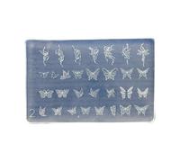 Silicone Nails Art Mold, Flower Theme, Manicure Creation, C407