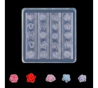 Silicone Nails Art Mold for 3D Designs Embossing Rose and Butterfly Nails Charm Creation Tool Manicure Embellishment Tool Acrylic Nail