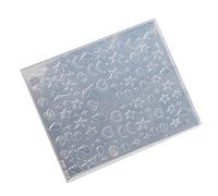 Silicone Nails Art Mold for Embossed Designs Decoration with Elastic Materials Jewelry Artistic Decoration Silicone Molds