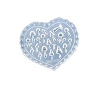 Silicone Nails Art Mold with Mushroom Maple Leaves Heart Patterns for Manicure Design Reusable Template Non Toxic Nail Art Silicone Mold