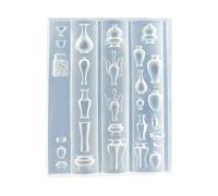 Silicone Nails Art Molds Unique Embossed Accessories Molds Jewelry Supplies ManicureEmbossing Tool for Women Girls Creative Patterns