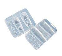 Silicone Nails Embellishment Molds Goldenfish Themed Small Accessory Crafting Molds Suitable for Beauty Enthusiasts Present Goldenfish Nails Art Mold