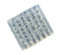 Silicone Nails Stamp Mold with Ornate Embossed Patterns Manicure Templates for Beginners and Experts Manicure Templates