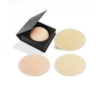 Silicone Nipple Covers Invisible for Women,Reusable Nipple Stickers with Magnetic Storage Box,Firm and Comfortable for Light or Dark Skin,Can Be Worn All Day for Dresses, Shirts, Suspenders, Swimsuits