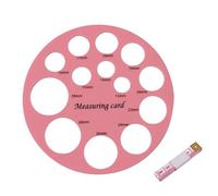 Silicone Nipple Ruler Flange Sizing Tool Accessories Flange Measuring Card Skin Friendly Ruler Nipple for Silicone Or Sizing Measurement Tool