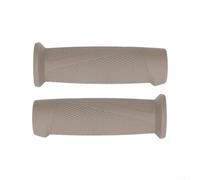 Silicone Non-Slip Handlebar Covers for Electric Scooters, 1 Pair Gray Rubber Grips, Textured for SURFACE for Secure Control, Easy Install Upgrade for Ninebot F30 for F40 Models