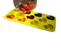 Silicone Non-Stick Ice Cube Mould Tray - Flexible Chocolate, Jelly & Candy Maker | BPA-Free, Heat & Freeze Safe | Easy-Release Ice Molds for Cocktails, Sweets & Baking (Yellow Duck)