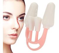 Silicone Nose Clip, Nose Shaper Clip Nose Bridge Slimming Clips Nose Beauty Up Lifting Straightener Corrector for Wide Crooked Nose Women Men