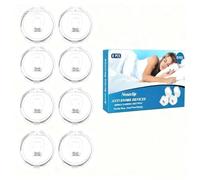 Silicone Nose Clip Stop Snoring Magnetic Anti Snoring Device Comfortable Snoring Plug Nose Dilator Easy to Use Reusable Adjustable Design to Relieve Snoring