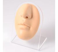 Silicone Nose Model Soft Jewelry Rack Black Lip Stud Display Stand Nude Human Face Model Rack for Women