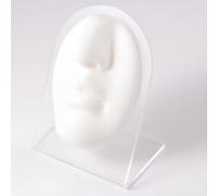 Silicone Nose Model Soft Jewelry Rack Black Lip Stud Display Stand Nude Human Face Model Rack for Women