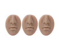 Silicone Nose Piercing Practice Model | 3PCS Reusable Skin - Like Training Aid | Soft Elastic Nose Model for Nose Rings/Studs/Clinical Practice (Dark Skin Tone)