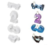 Silicone Number Candle 1-4 DIY Resin Cast Silicone Number Candle