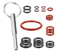 Silicone O For Ring Set 22 PCS with Oval Head Key Tool for Coffee Machine Parts Compatible with forC forE forENA forF forJ forS forZ forX and Cappuccino Makers