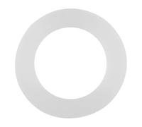 Silicone O Ring, 12pcs Silicone Flat Gasket White O-Ring Sealing Washers for Bellows Hoses, O Ring Seals (1.2 inches)