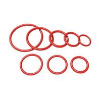 Silicone O-Ring Oil Sealing Washers 1.2 mm Thickness, 15mmx12.6mmx1.2mm, 12.6 mm ID, 15 mm OD