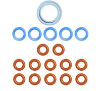 Silicone O-Ring Replacement Set for Breville for BARISTA Series Coffee Machine Steam and Brew Boilers, Compatible with Models 870/875/878/880/860/840/810/450/500, Blue and Red