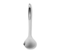 Silicone Oil Filter Spoon Heat Resistant Long Handle Kitchen Tool for Draining Fat Grease Separating Soup Cooking Family Use Safe Material 330mm
