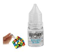 Silicone Oil Lube for Magic Cube,3ml Lubricating Speed Oil Transparent,Improves Speed,Prevents Rust,Make Cube Smooth,Magic Cube Accessory,Easy to Use,1pc