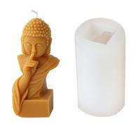 Silicone Ornament Silicone Crafting Molds Buddhas Shape Soap Making Clay Hand- Accessory Hand- Soap