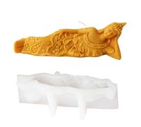 Silicone Ornament Silicone Crafting Molds Buddhas Shape Soap Making Clay Hand- Accessory Hand- Soap