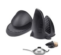 Silicone Oven Gloves, Thickening, Mini Oven Glove, Non-Slip Heat Resistant Silicone Pot Holders, Mini Oven Mitts, Waterproof Oven Gloves for Cooking, Baking, Grilling in the Kitchen