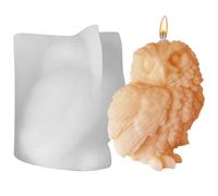 Silicone Owl Candle Mold - Owl Mould Silicone Animal Owl Mould | Silicone Mold for Candles | Cute Owl Soap Mould for Chocolate, Candle and Ice Cubes