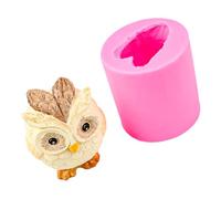 Silicone Owl Dessert Mold, B | Detailed Texture, Baking Projects, Easy Release, Plaster Casting Chocolate Home Making